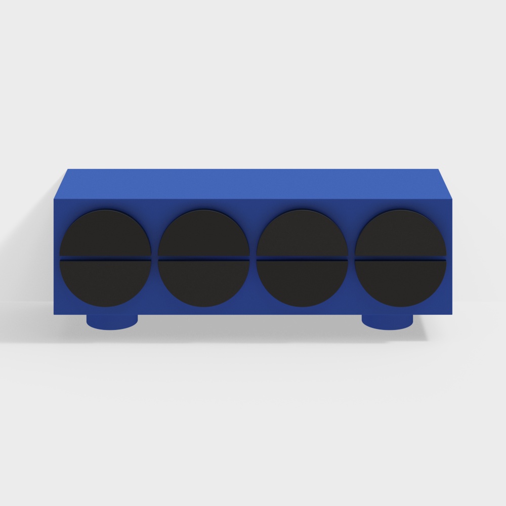 Urban Storage Unit 3D Model – Low-Poly Modern Design