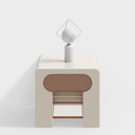 Minimalist Nightstand 3D model