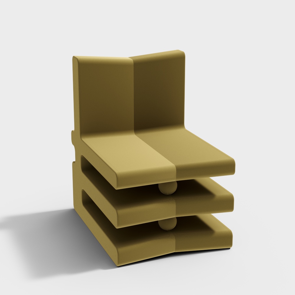 Modular Seat 3D model for Modern Design