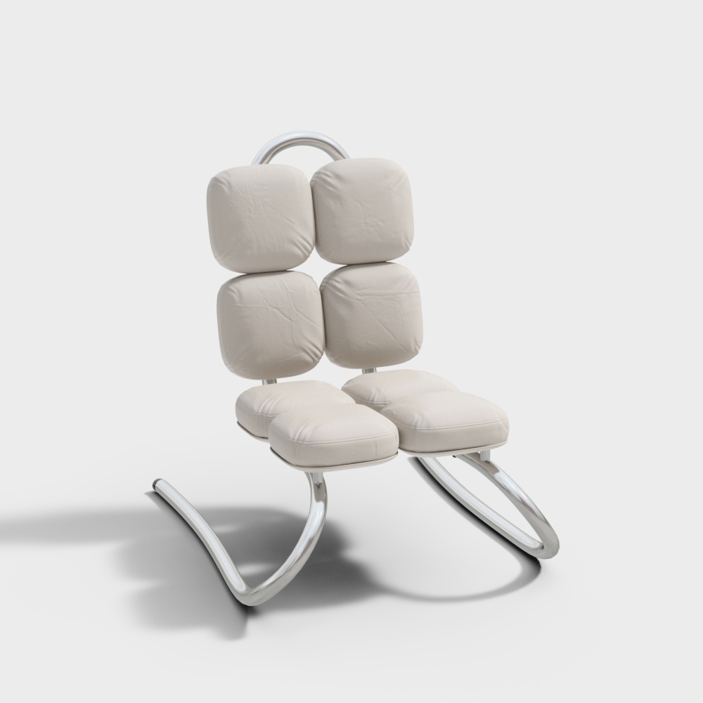 Modern Minimalist Armchair 3D model