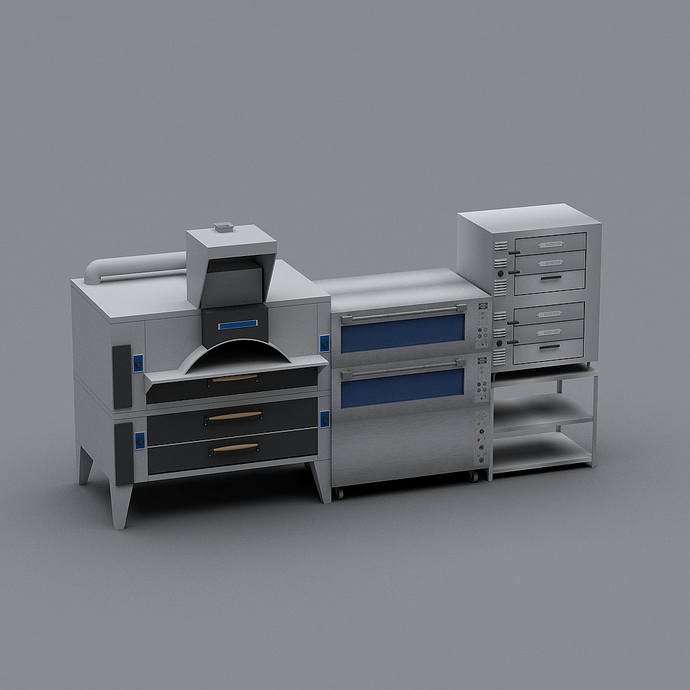 Low Poly Baking Equipment 3D model