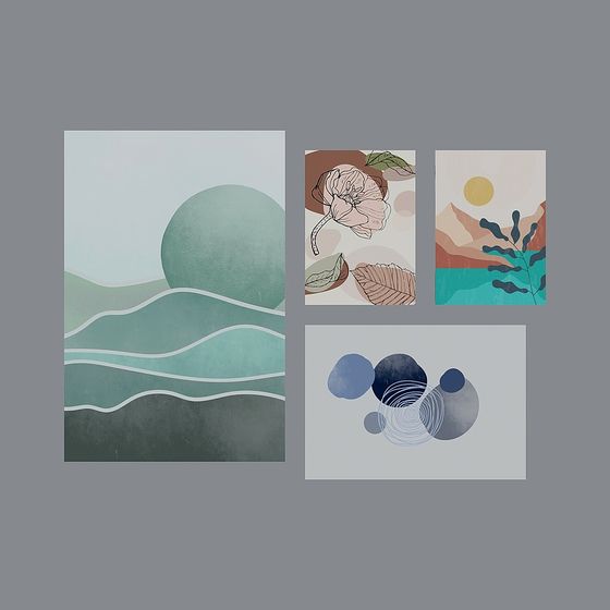 Nature-Inspired Abstract Art 3D Models