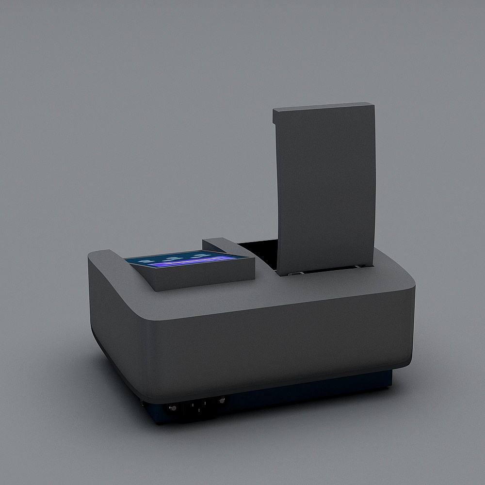 Smart Table Lamp Low-Poly 3D model
