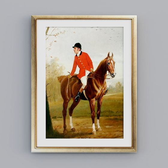 Hunting Knight and Steed 3D model for Creative Projects