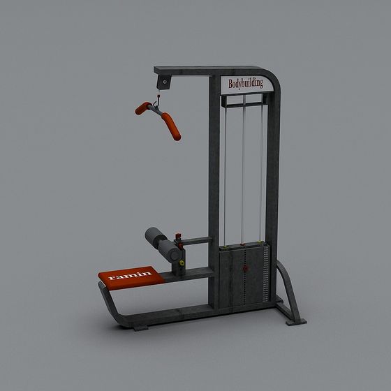 Stylish Gym Equipment 3D model for Virtual Projects
