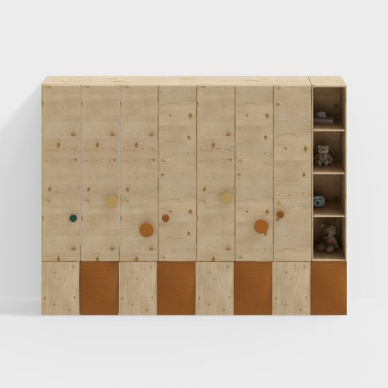 Children's Storage Cabinet 3D model