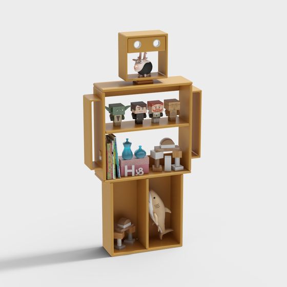 Bookshelf Dreams 3D model