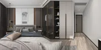 Modern Elegance: A Serene Bedroom Retreat