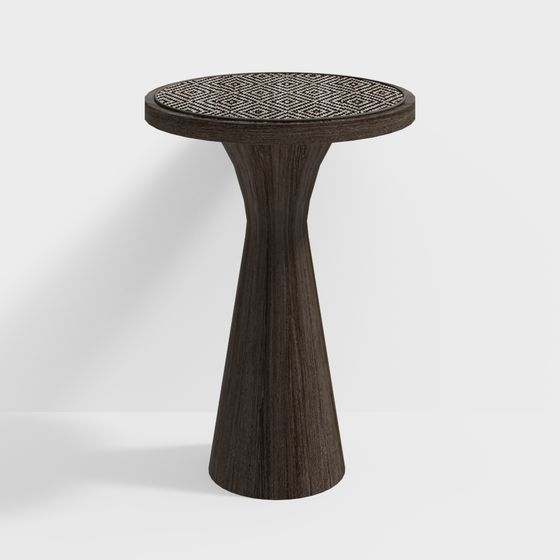 Elegant Round Table 3D model