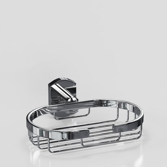 Low-Polygon Bathroom Towel Ring 3D Model