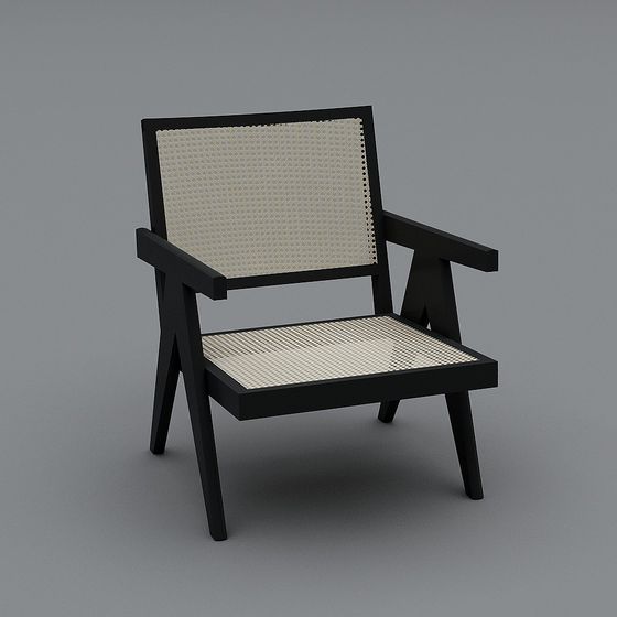 Elegant Minimalist Chair 3D model
