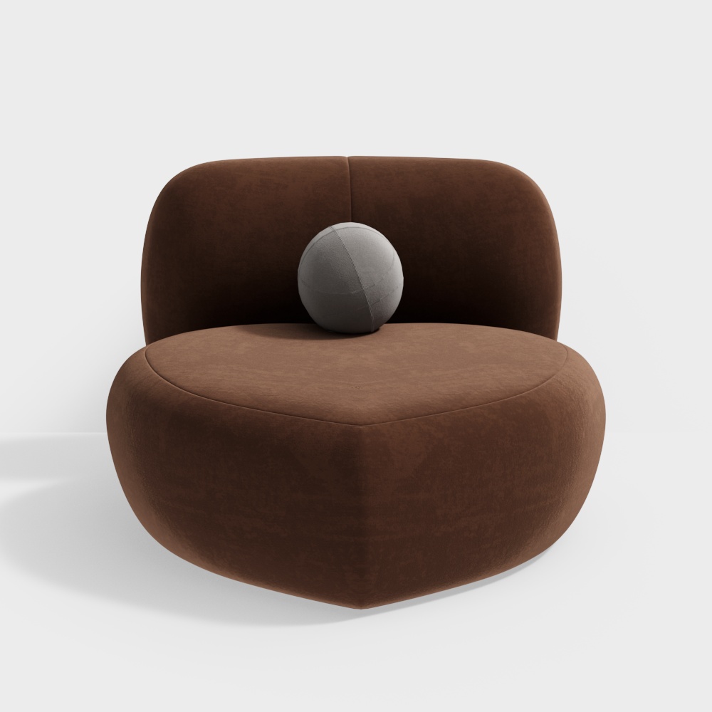 Canapé en tissu simple moderne