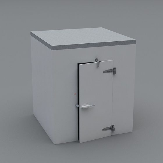 Industrial Refrigerator 3D Model Design