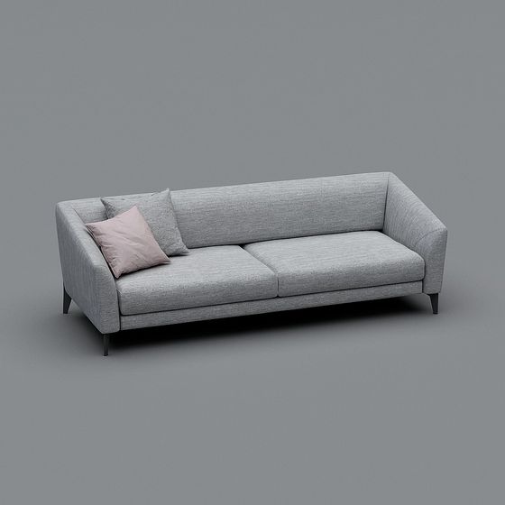 Urban Comfort Sofa 3D model for Modern Spaces