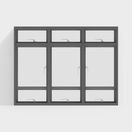 fenêtre oscillo-battante BTO 3 vantaux avec persienne