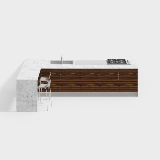 Bộ bếp kiểu Shaker 001