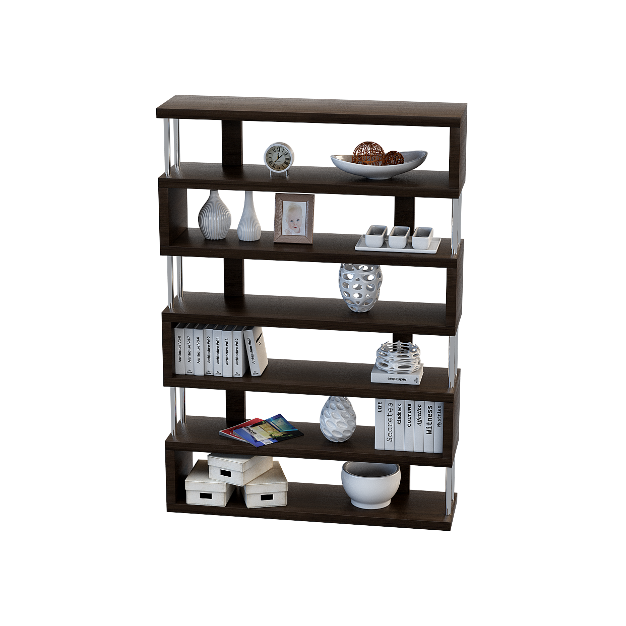 Modern Black 3D Model – Matte Minimalist Design