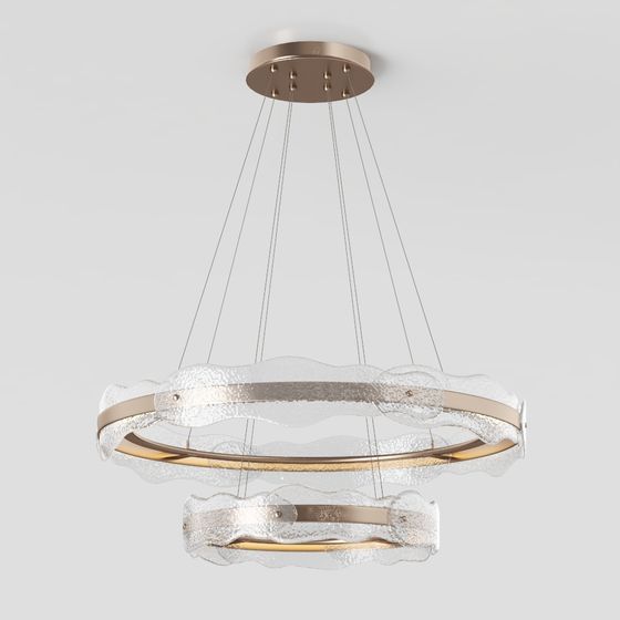 Elegant Low-Poly Pendant Light 3D model