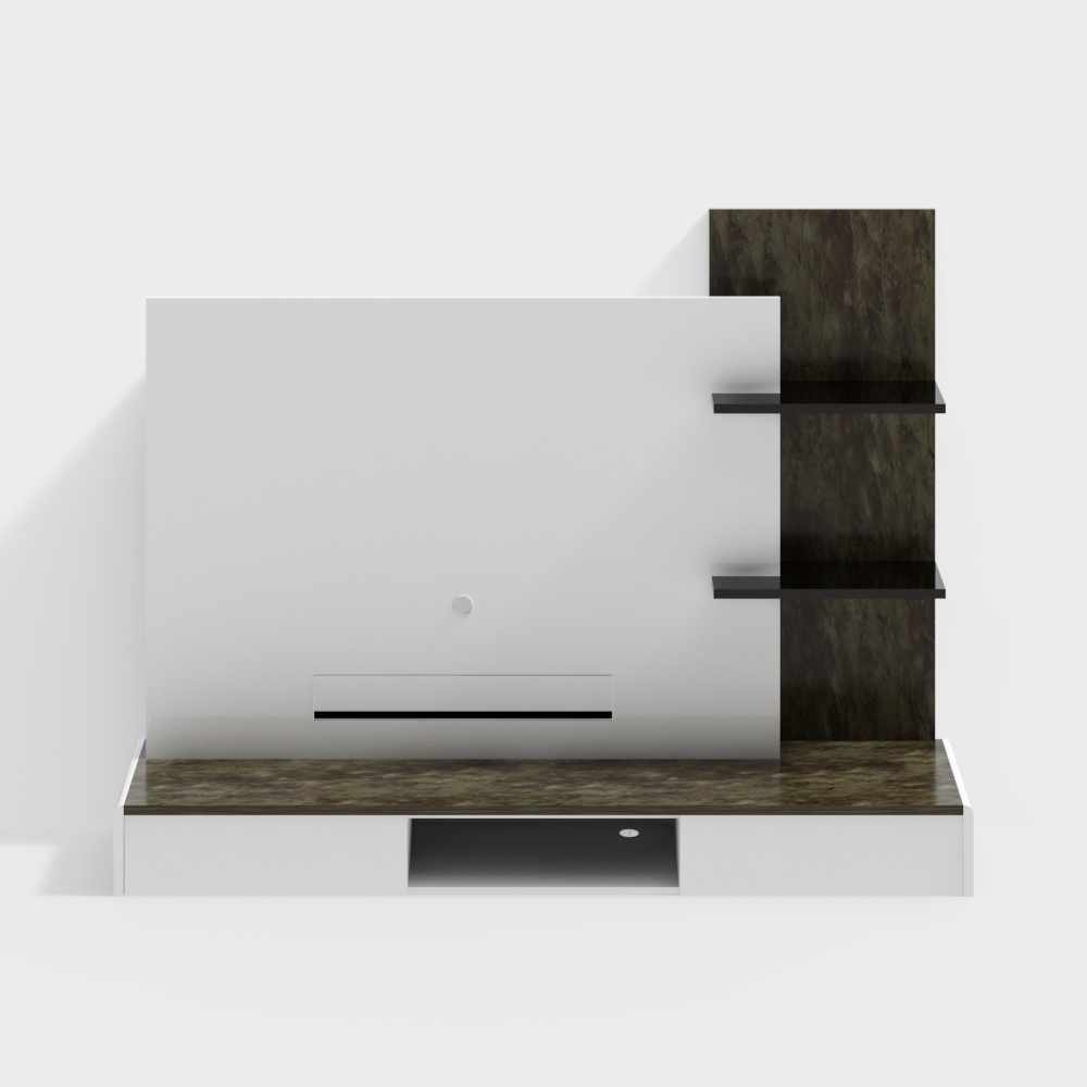 Minimalist Living Room TV Cabinet 3D model