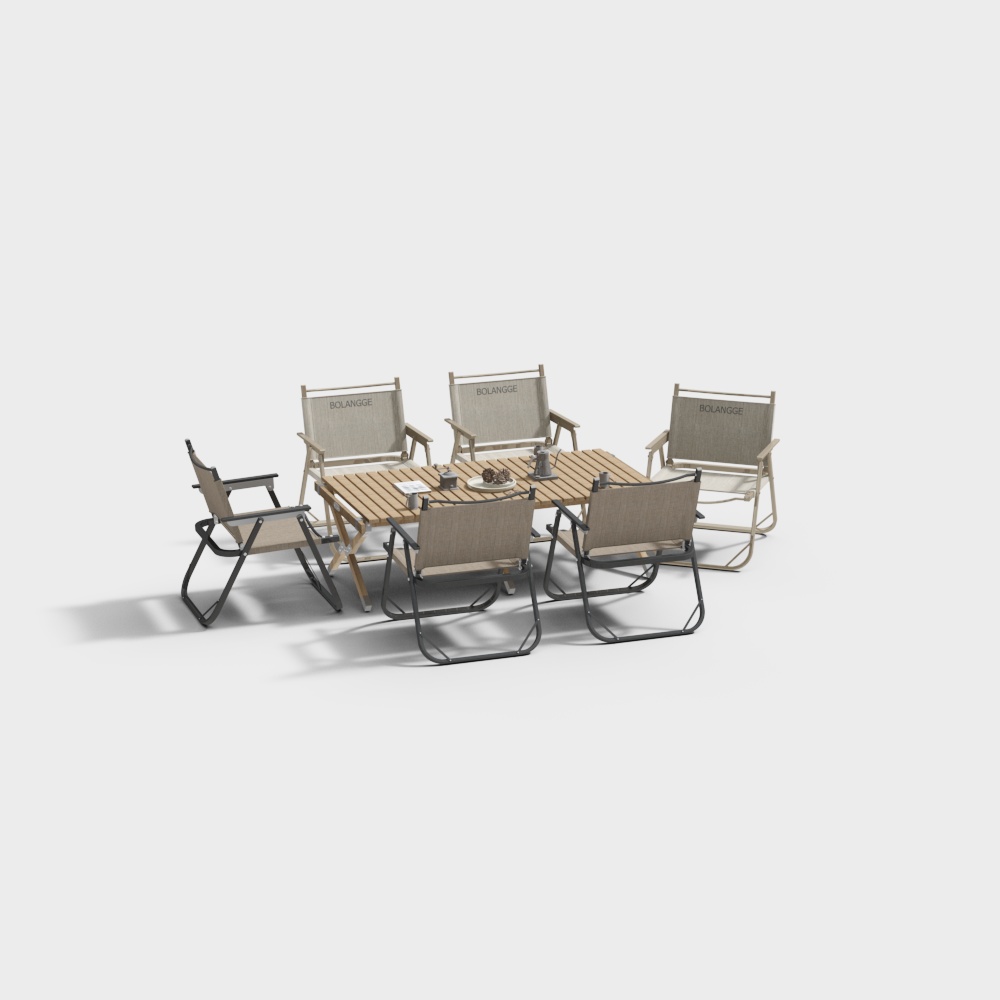 ชุดเก้าอี้นั่งเล่นตั้งแคมป์แบบหรูหานอกบ้าน