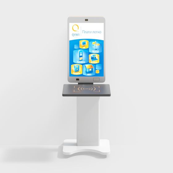 Qiwi Payment Kiosk 3D Model