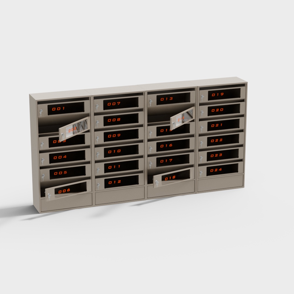 Self-service luggage locker