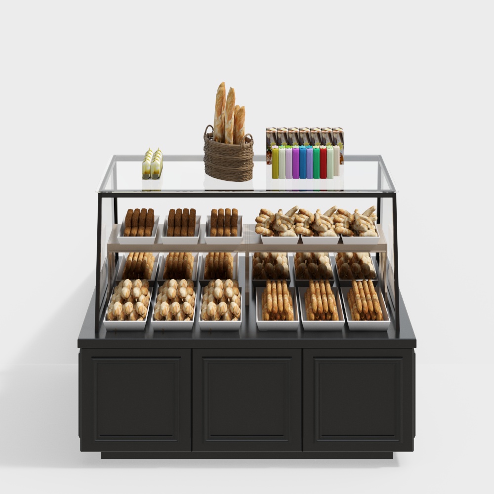 Modern bread display cabinet