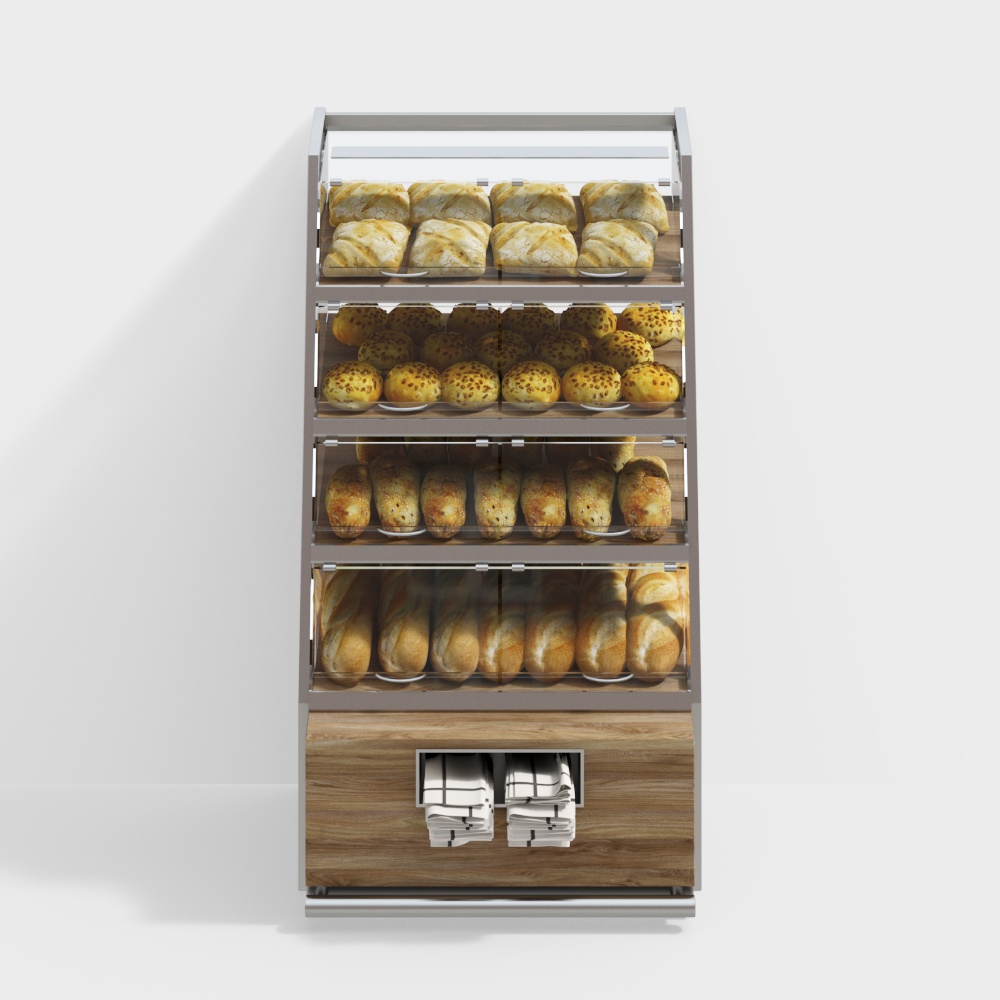 Modern bread display cabinet