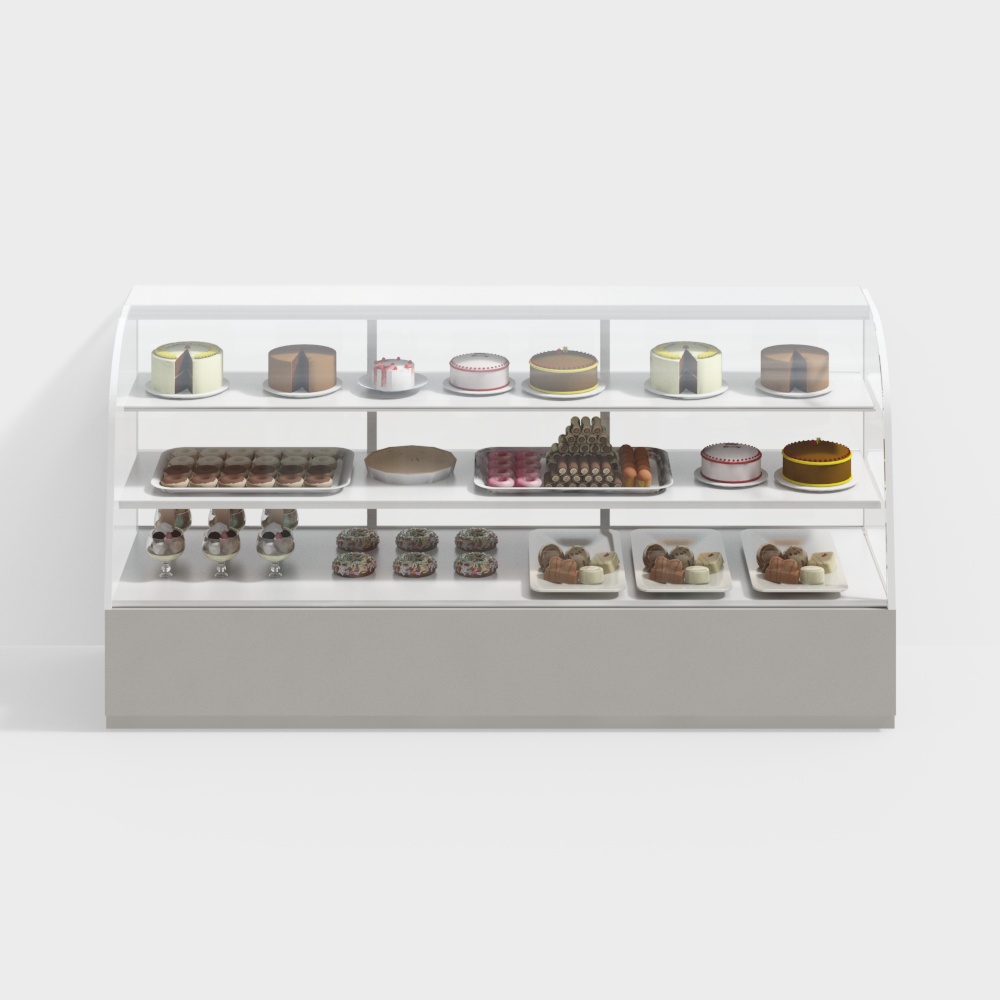 Modern bread display cabinet