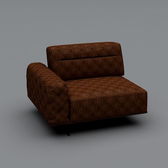 Vintage Leather Armchair 3D model