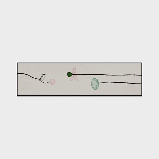 Airland Decorative Painting - Modern Floral in Green