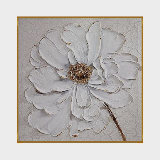 Elegant Snow Petal Flower 3D model for Creative Projects