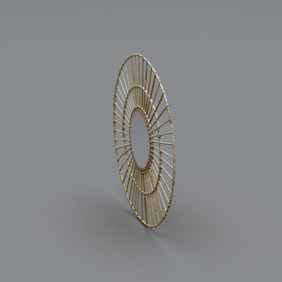 83283+Mirror+Rattan+Raggio+76cm