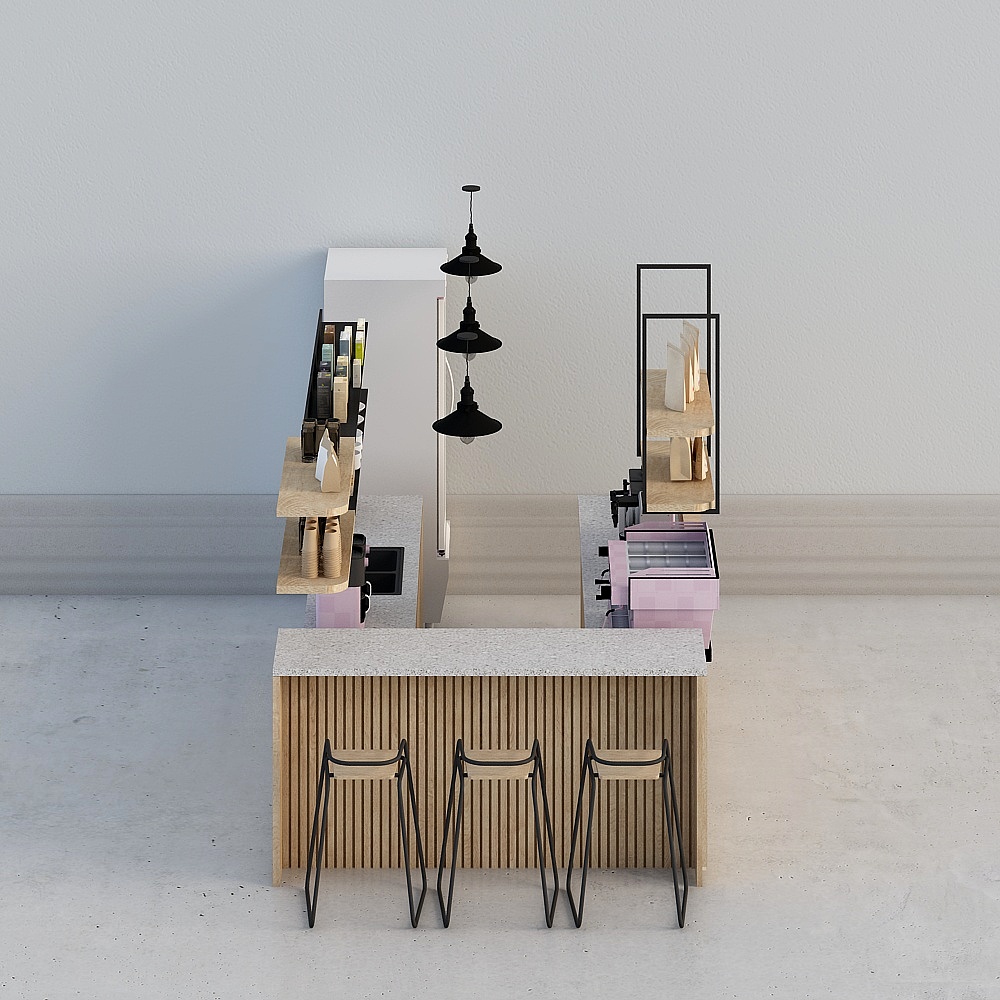 8308. ดาวน์โหลดแบบโมเดลบาร์ Sketchup ฟรี