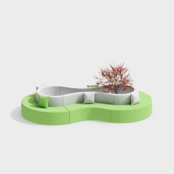 Urban Oasis 3D Model for Creative Spaces