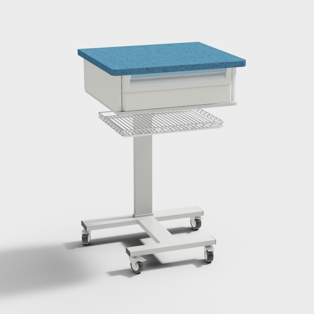 シングル引き出し医療キャビネット