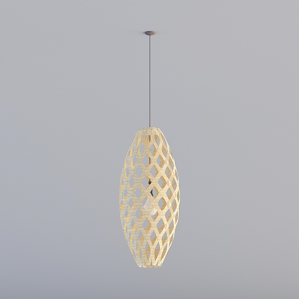 Bamboo Net Chandelier HINAKI+CARAMELO+