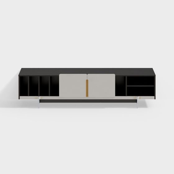 Urban Elegance Media Console 3D Model