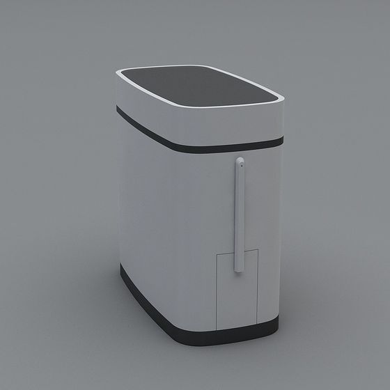 Minimalist Low-Poly Waste Bin 3D model