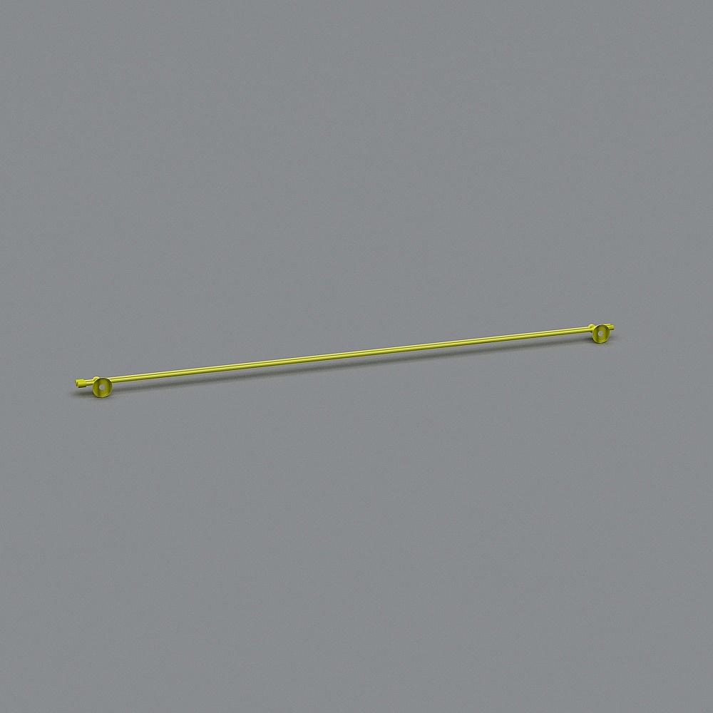 Elegant Metal Rod 3D model