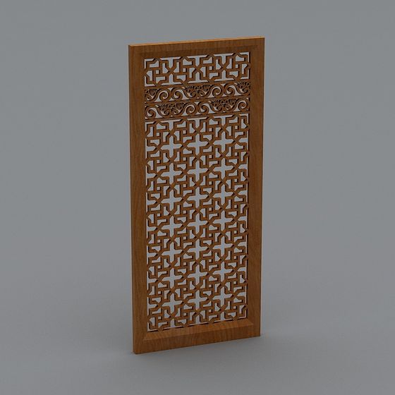 Lattice Panel 3D model for Modern Design