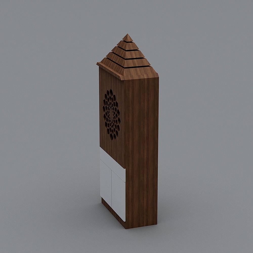 Pyramid Cabinet 3D model