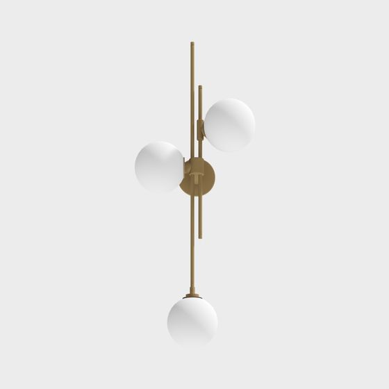 French Wall Lamp in Green