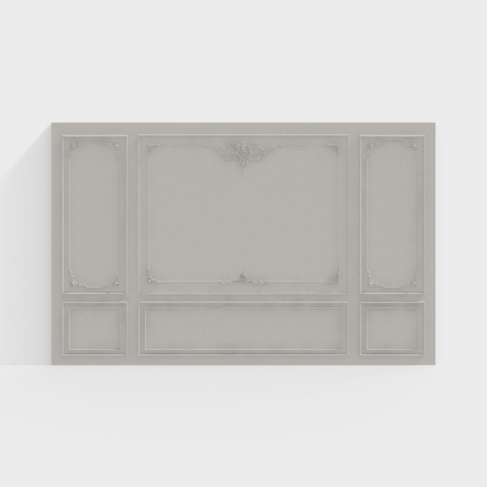 Französische Hintergrundwand