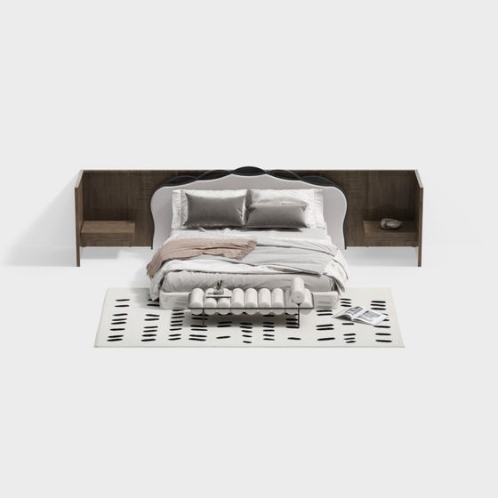 Urban Bedroom Suite 3D model