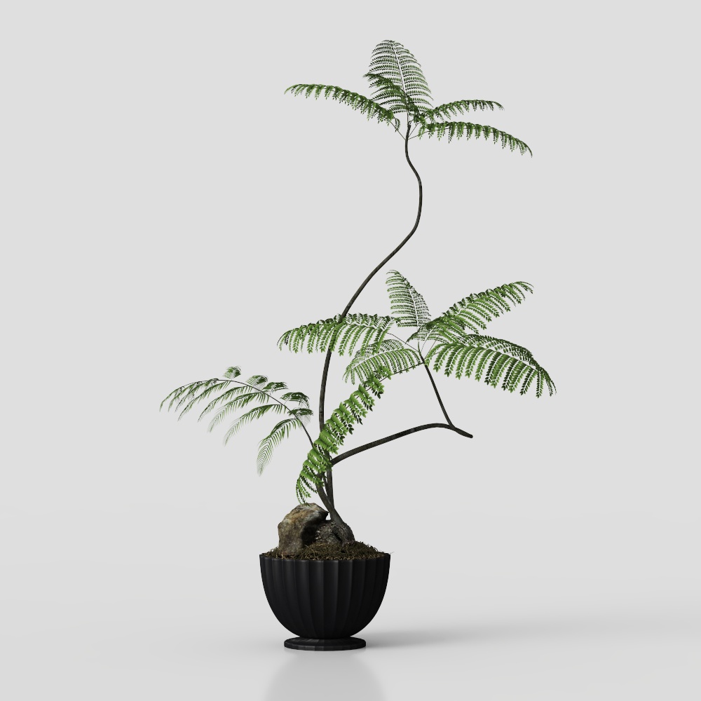 Forest Spirit 3D Model - Nature Inspired Design