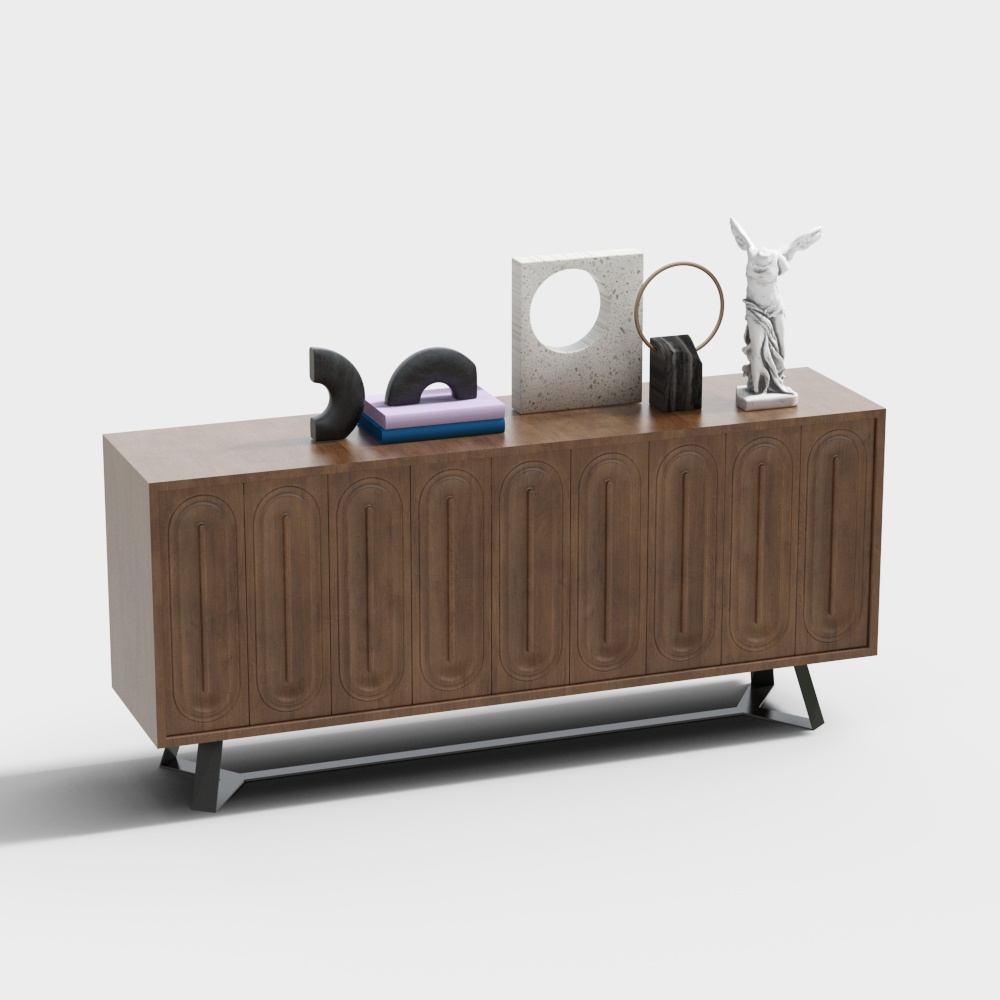 Французский боковой шкаф