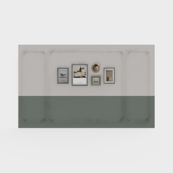 Art Gallery Wall 3D model