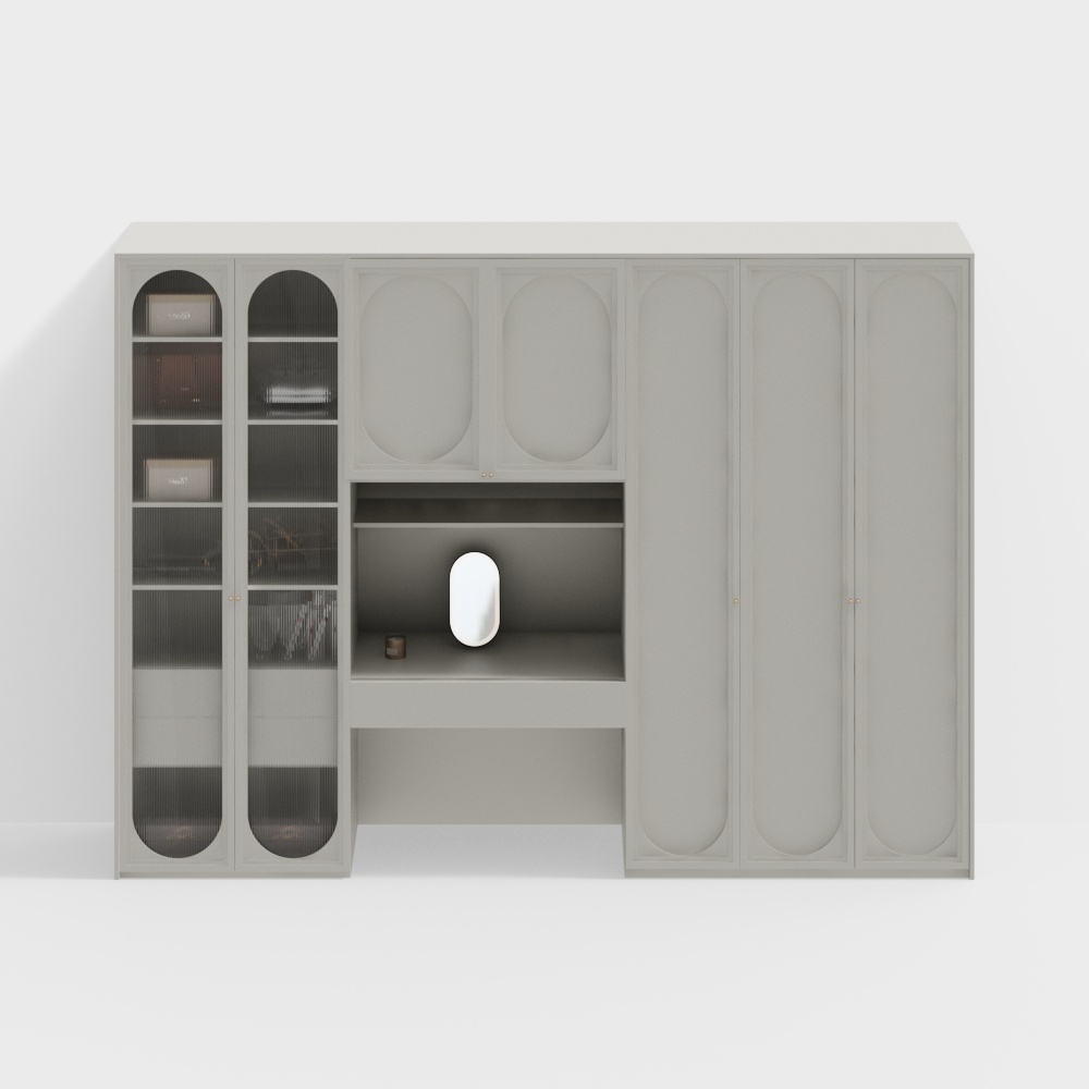 Urban Storage Cabinet 3D Model – Modern Low-Poly Design