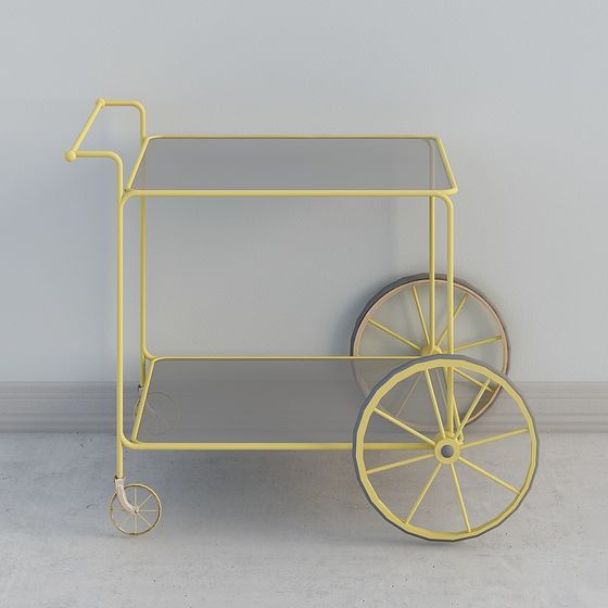 Retro Cart 3D model for Creative Projects